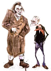 Steptoe en Zoon - karikatuur
